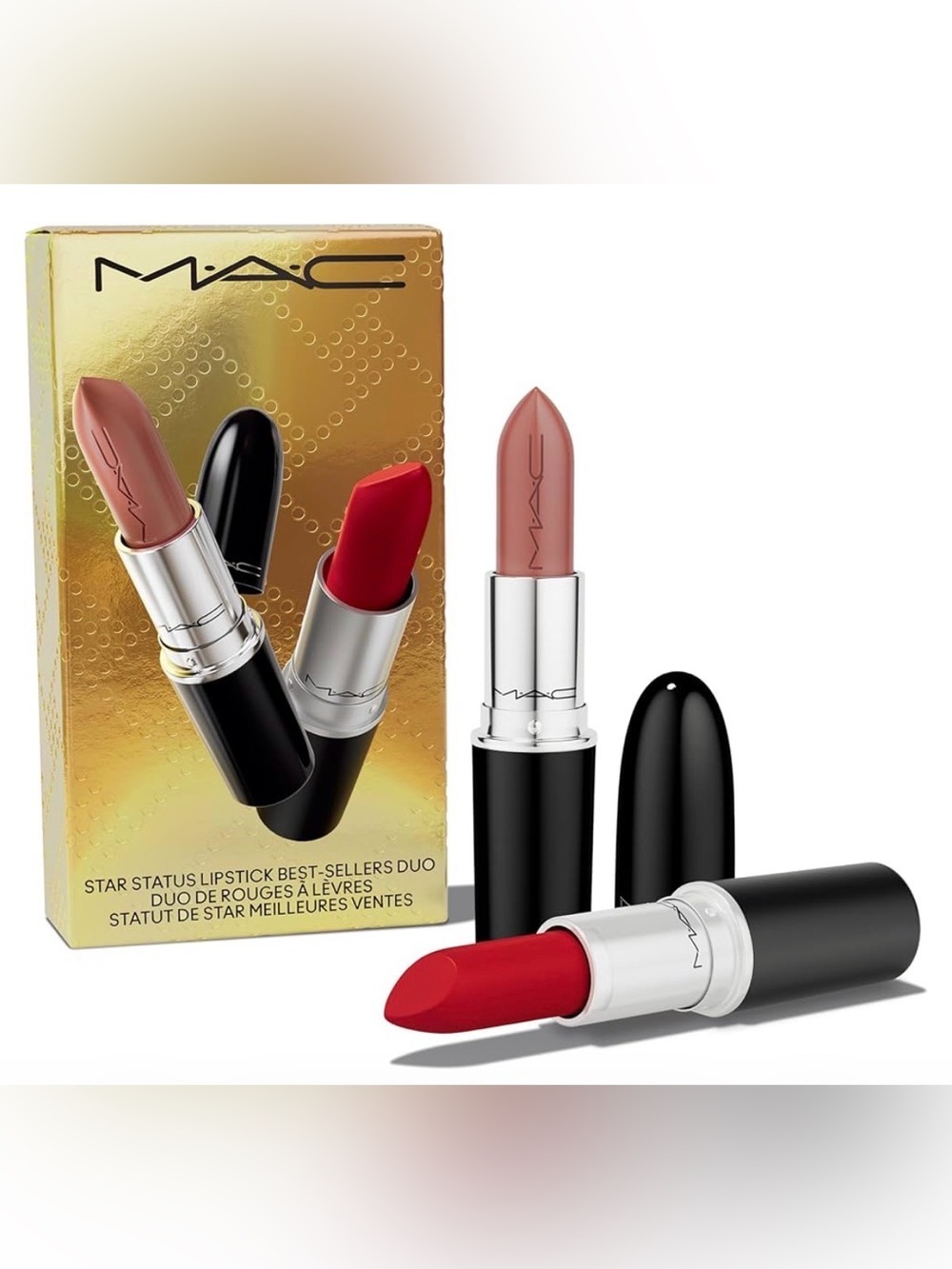 MAC Star Status Lipstick Best-Sellers Duo, 2 Full-Size Piece Set